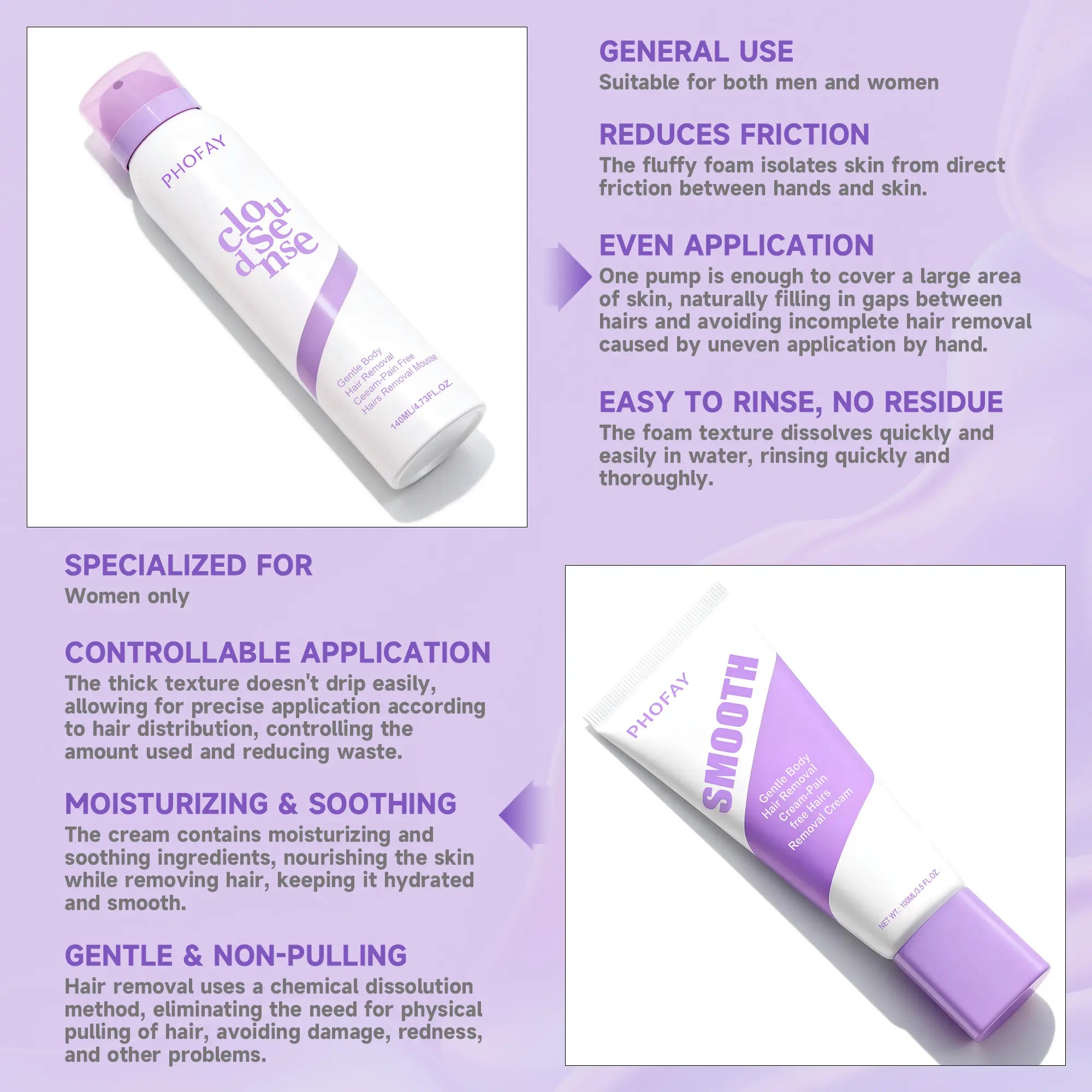 Bikini Pain-Free Hair Removal Cream